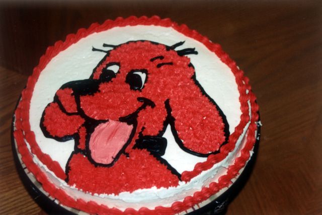 Clifford the Dog cake