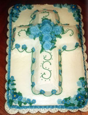 Cross Blue cake